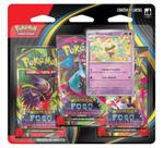 Blister Triplo Pokémon Fogo Fantasmagórico Megaevolução PERSONAGEM:WIMSICOTTE