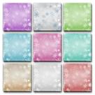 Bloc de Notas Adhesivas Demonwer 9-Pack Copos de Nieve 7.6x7.6 cm