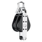 Block Harken, bala dupla grande de 38 mm com cesto