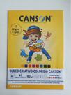 Bloco A3 80g Canson colorido com 32 folhas