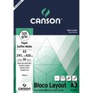 Bloco A3 Papel Layout 120g C/ 50 Folhas Canson