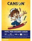 Bloco A4 140g Canson branco com 20 folhas