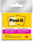 Bloco adesivo 3M post-it 76X76mm amarelo neon 45 folhas