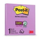 Bloco adesivo 3M post-it 76X76mm lilás 90 folhas Bloco adesivo 3M post-it 76X76mm lilás 90 folhas