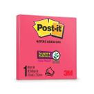Bloco adesivo 3M post-it 76X76mm rosa poppy 90 folhas Bloco adesivo 3M post-it 76X76mm rosa poppy 90 folhas