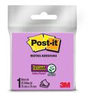 Bloco adesivo 3M post-it 76X76mm roxo 45 folhas Bloco adesivo 3M post-it 76X76mm roxo 45 folhas