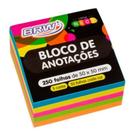 Bloco adesivo 50x50 250 fls 5 cores Brw