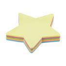 Bloco adesivo 70x70mm estrela pastel ba0003 / 1un / brw