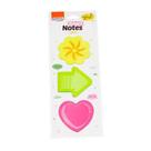 Bloco Adesivo 70x70mm Smart Notes Tokens Seta Flor Coração 75 Folhas - BRW