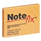Bloco adesivo 76x102 100 fls Note Fix 3M