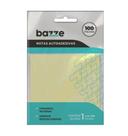 Bloco Adesivo 76x76mm 100 Folhas Amarelo Bazze