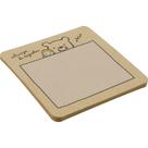 Bloco Adesivo Craft 30 Folhas 10,7x8,3 cm Office Basics Papel Kraft