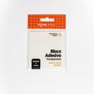 Bloco Adesivo de Notas Recado Transparente Anotações 76x76mm 50 Folhas Jocar Office COR:BRANCO