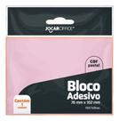 Bloco Adesivo Jocar Office Pastel 76x102mm 100 Folhas