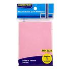 Bloco Adesivo para Anotações Rosa 76x102mm com 100 Folhas Masterprint MP2021