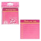 Bloco adesivo pink vibes lista com 100 folhas leoarte Bloco adesivo pink vibes lista com 100 folhas leoarte