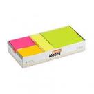 Bloco Adesivo Smart Notes Neon BRW - 4 Cores Vibrantes