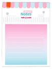 Bloco Adesivo Smart Notes Pautado Tutti Frutti 50 Folhas Brw - LC
