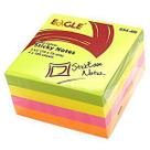 Bloco Adesivo Sticky Notes Eagle 75x75mm NEON 400 fls