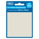 Bloco Adesivo Tili Notes 76x76mm 50 Folhas Transparente