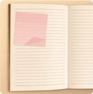 BLOCO ADESIVO TRANSPARENTE ROSA 76mmX76mm 50Folhas - JOCAR OFFICE - Leonora