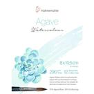 Bloco Agave Watercolour Hahnemuhle 8x10,5cm Textura Fina 290g/m 12 Folhas 10625400