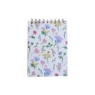 Bloco anotacao floral 60fls sk2086 sky Bloco anotacao floral 60fls sk2086 sky