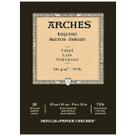 Bloco Aquarela Arches 300 G/m² 23x31cm Grão Acetinado 20 Folhas Branco
