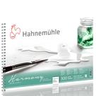 Bloco Aquarela Hahnemühle Harmony 300gr A3 Textura Satinada com Espiral 12 Folhas