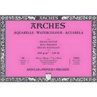 Bloco Arches Aquarelle 300 G/m² Grão Acetino Branco 18x26cm 20 Folhas