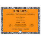 Bloco Arches Aquarelle 300 G/m² Grão Rugoso 18x26cm Branco 20 Folhas