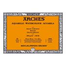 Bloco Arches P/ Aquarela 18x26 300g Grao Rugoso 20fls
