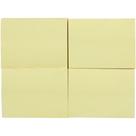 Bloco Autoadesivo 38x50mm Amarelo 4 blocos c/100fls