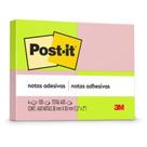 Bloco Autoadesivo Post-It 38x50mm 400fls. Neon - 3M