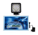 Bloco Autônomo de Emergência Led 27W com Bateria 12V
