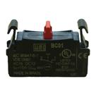 Bloco Auxiliar Weg Bc01-Csw Nf Simples para Botão Emergência Bloco Auxiliar Weg Bc01-Csw Nf Simples para Botão Emergência