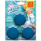 Bloco Caixa Acoplada MARINE TRIPLO Cartela 3 Blocos Tablete Sanitário Novo Frescor 45g Refrescante Aroma do Ma