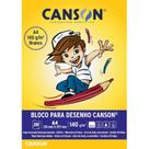 Bloco Canson A4 para Desenho 140g 20 Folhas Branco 210x297mm