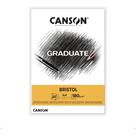 Bloco Canson Graduate Bristol 180g A4 20f Canson