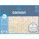 Bloco Canson Papel Aquarelle 23x31 300 g/m Grano Grosso 20Fls C400106442