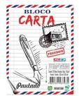 Bloco Carta Pautado com 50 Fls Grande São Domingos Pt com 10