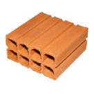 Bloco Cerâmico Baianinho 8 Furos 9x19x19cm para Construção Safira