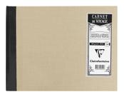 Bloco Clairefontaine Caderno De Viagem Capa Dura A5 Cinza