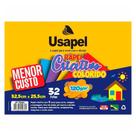 Bloco criativo 120g Usapel 8 cores com 32 folhas