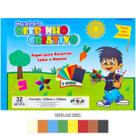 Bloco Criativo Meu Primeiro Offpinho Escolar 8 Cores 32 Folhas 325x235mm Atóxico para Recortar Colar Montar Off Paper Bloco Criativo Meu Primeiro Offpinho Escolar 8 Cores 32 Folhas 325x235mm Atóxico para Recortar Colar Montar Off Paper