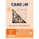 Bloco Croquis Canson 40g A4 50 Fls Bloco Croquis Canson 40g A4 50 Fls