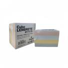 BLOCO CUBO LEMBRETE 600FL - 75G - 4 CORES 92mm x 82mm