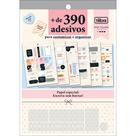 Bloco de Adesivos Decorativos Magic / West Village 12 Cartelas + 390 Adesivos Tilibra