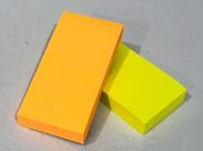 Bloco de anotações adesivo 200 folhas total lisa color