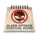 Bloco De Anotações Alien Attack Survival Guide